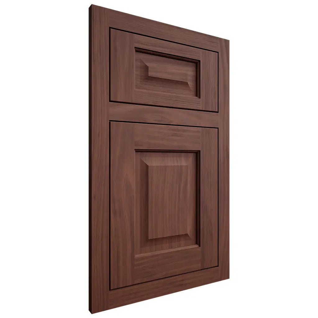 Shiloh Cabinetry Flush Inset Square Raised Cherry Plain Cut Bourbon Door