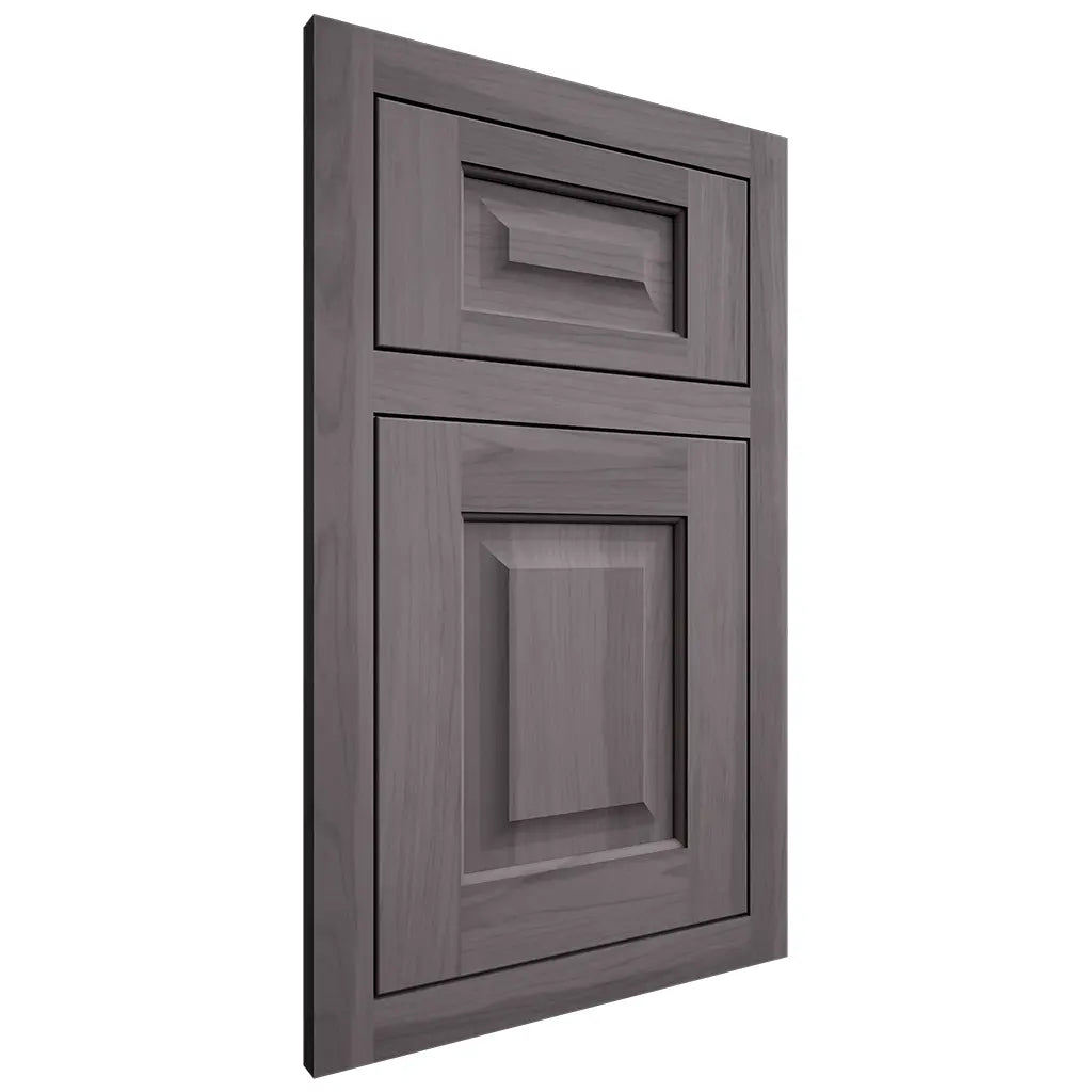 Shiloh Cabinetry Flush Inset Square Raised Hickory Plain Cut Cadet Door