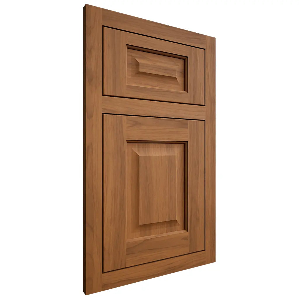 Shiloh Cabinetry Flush Inset Square Raised Hickory Plain Cut Chestnut Door
