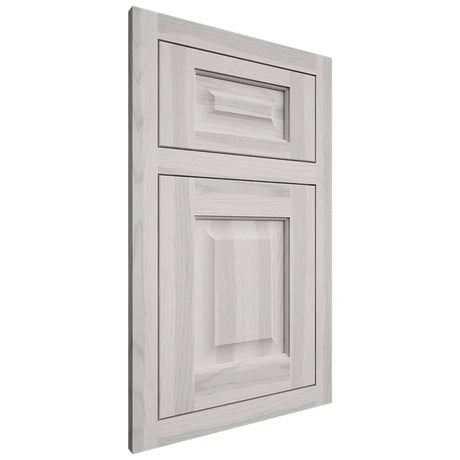Shiloh Cabinetry Flush Inset Square Raised Hickory Plain Cut Cotton Door