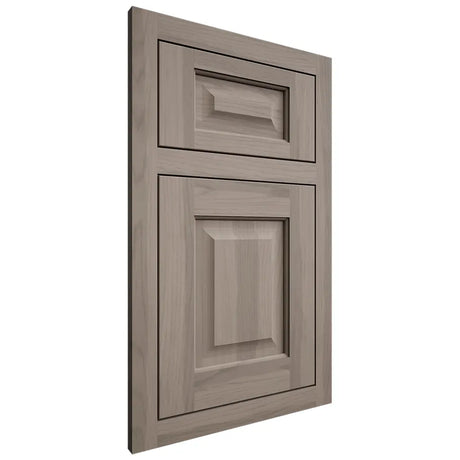 Shiloh Cabinetry Flush Inset Square Raised Hickory Plain Cut Sterling Door