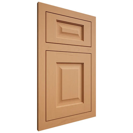 Shiloh Cabinetry Flush Inset Square Raised Maple Plain Cut Golden Door