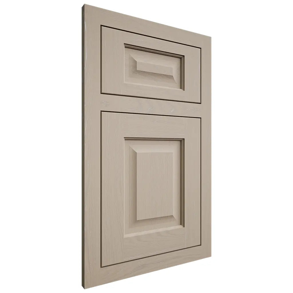 Shiloh Cabinetry Flush Inset Square Raised Maple Plain Cut Pebble Door