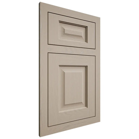 Shiloh Cabinetry Flush Inset Square Raised Maple Plain Cut Pebble Door