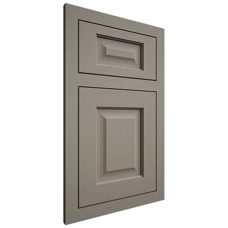 Shiloh Cabinetry Flush Inset Square Raised Maple Plain Cut Thyme Door