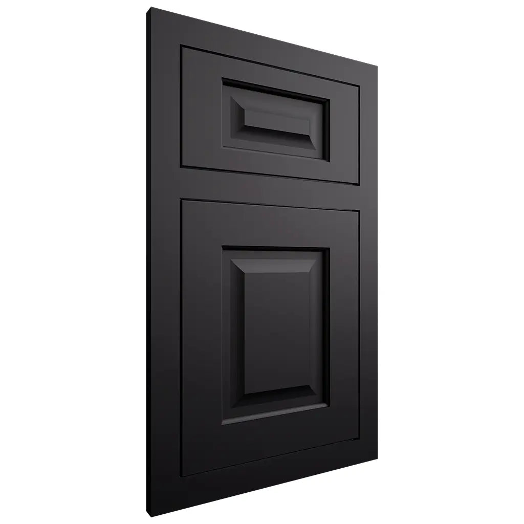 Shiloh Cabinetry Flush Inset Square Raised Paintable Black Door
