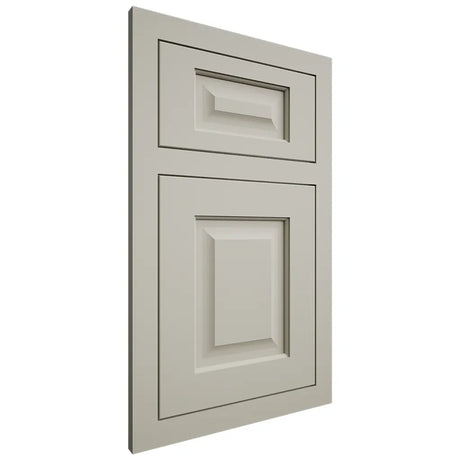 Shiloh Cabinetry Flush Inset Square Raised Paintable Clary Sage Door