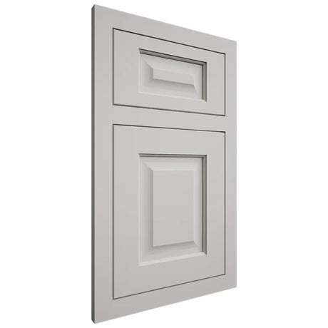 Shiloh Cabinetry Flush Inset Square Raised Paintable Mindful Gray Door