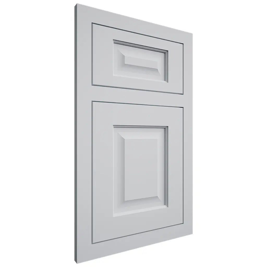 Shiloh Cabinetry Flush Inset Square Raised Paintable Niebla Azul Door