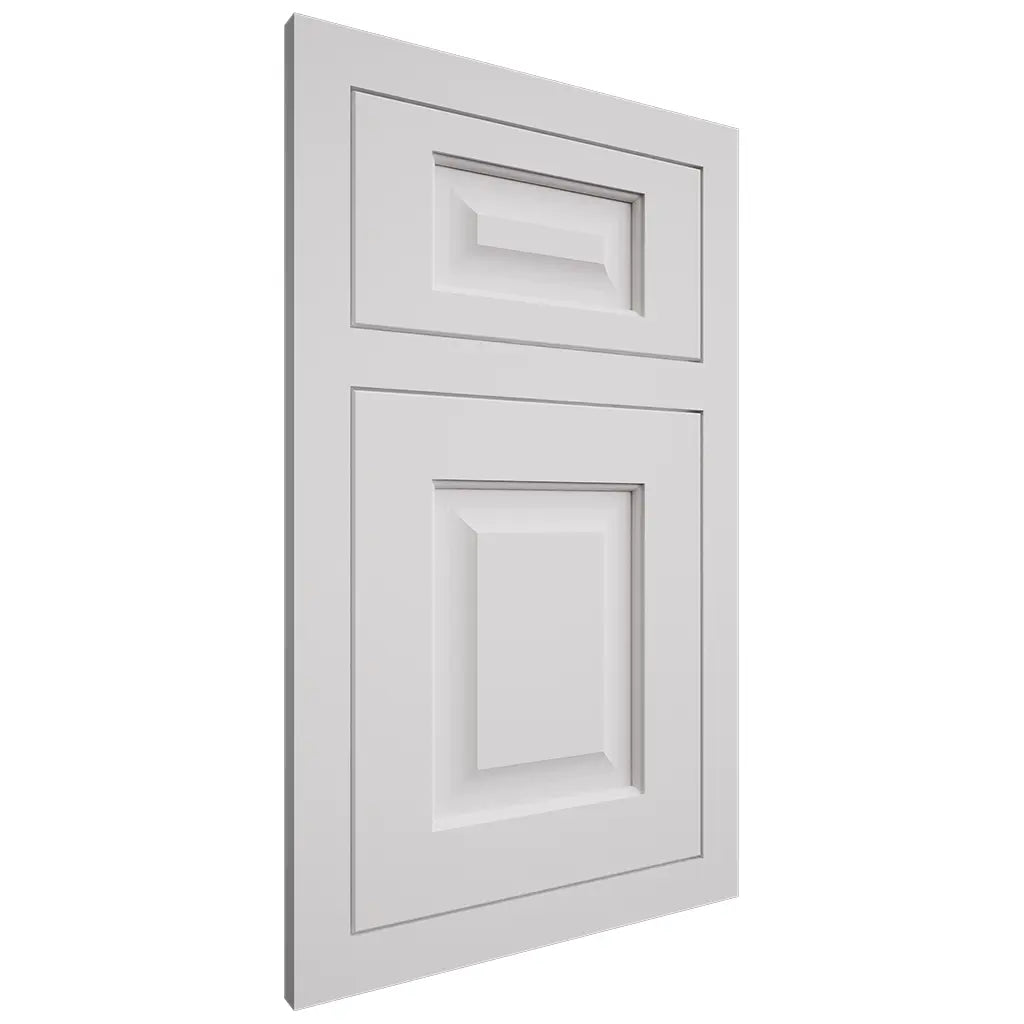Shiloh Cabinetry Flush Inset Square Raised Paintable Polar Door