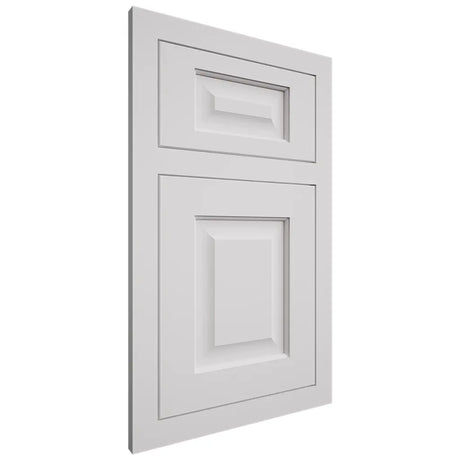 Shiloh Cabinetry Flush Inset Square Raised Paintable Pure White Door