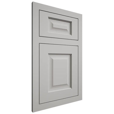 Shiloh Cabinetry Flush Inset Square Raised Paintable Unusual Gray Door