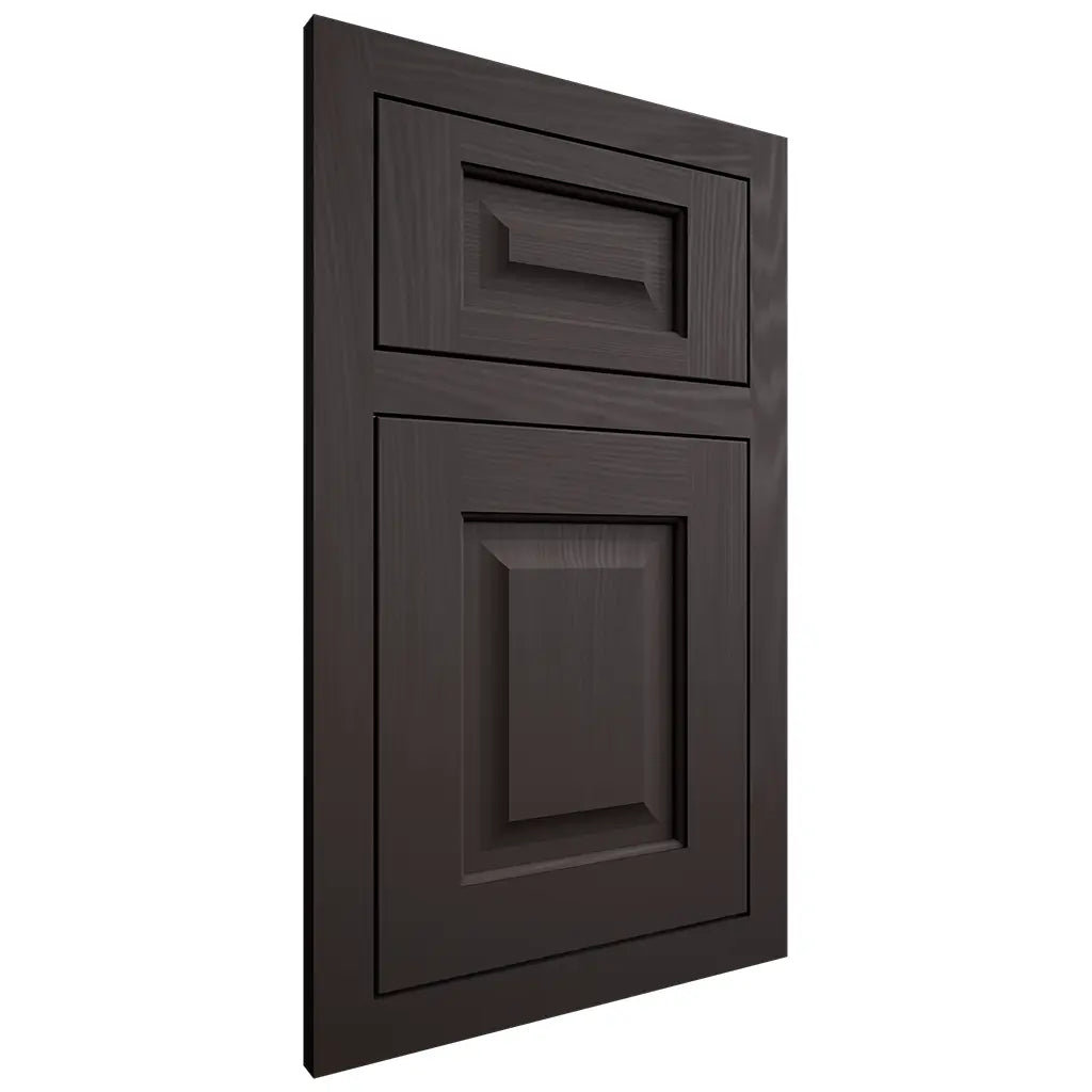 Shiloh Cabinetry Flush Inset Square Raised Poplar Plain Cut Carbon Door