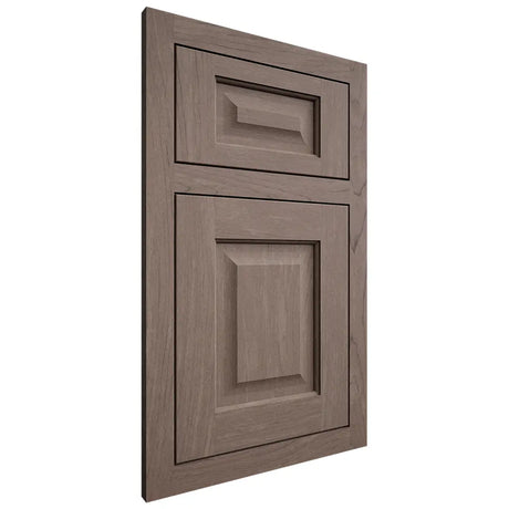 Shiloh Cabinetry Flush Inset Square Raised Poplar Plain Cut River Rock Door