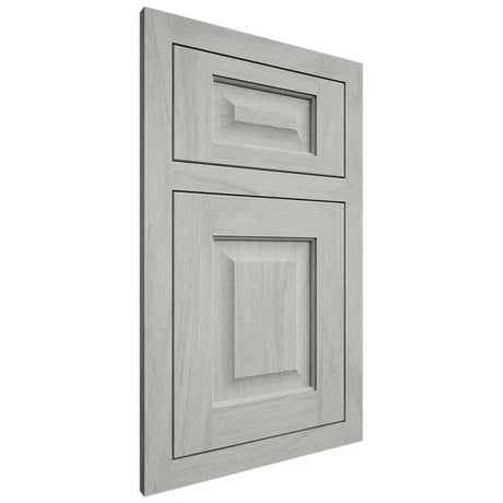Shiloh Cabinetry Flush Inset Square Raised Poplar Plain Cut Stratus Door