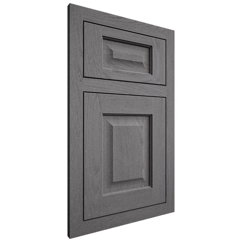 Shiloh Cabinetry Flush Inset Square Raised Red Oak Plain Cut Cadet Door