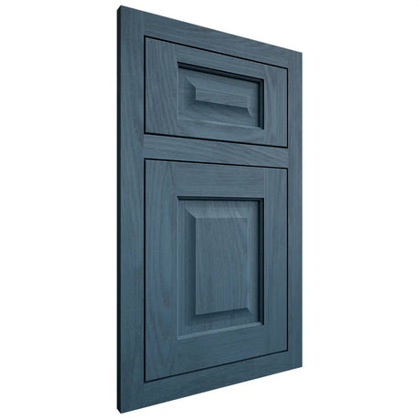 Shiloh Cabinetry Flush Inset Square Raised Red Oak Plain Cut Hudson Door