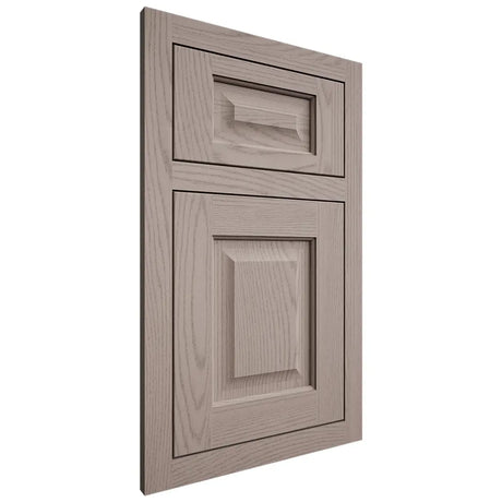 Shiloh Cabinetry Flush Inset Square Raised Red Oak Plain Cut Sterling Door