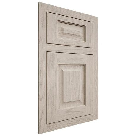 Shiloh Cabinetry Flush Inset Square Raised Walnut Plain Cut Seagull Door