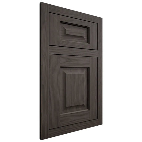 Shiloh Cabinetry Flush Inset Square Raised White Oak Plain Cut Creekside Door