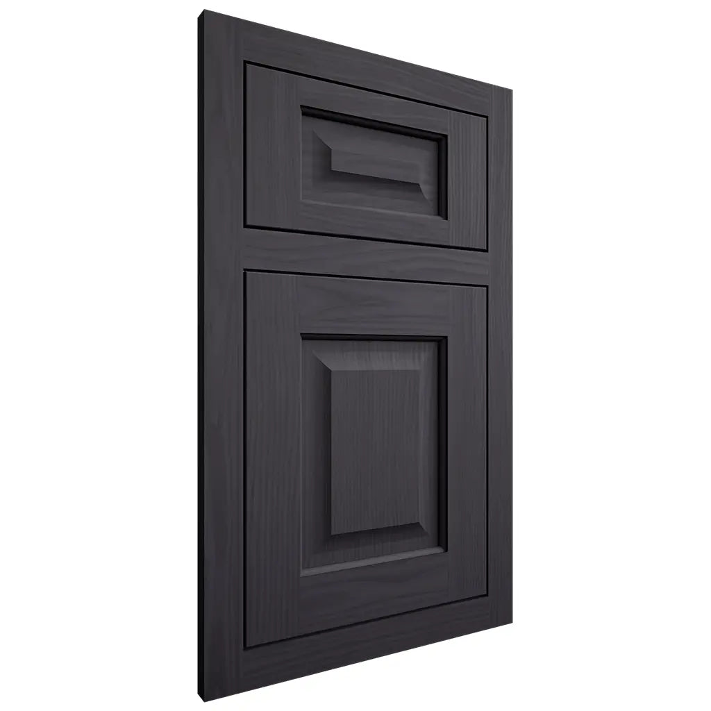 Shiloh Cabinetry Flush Inset Square Raised White Oak Plain Cut Harbor Door