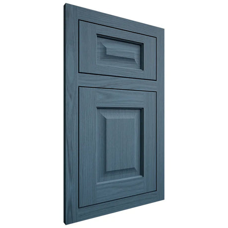 Shiloh Cabinetry Flush Inset Square Raised White Oak Plain Cut Hudson Door