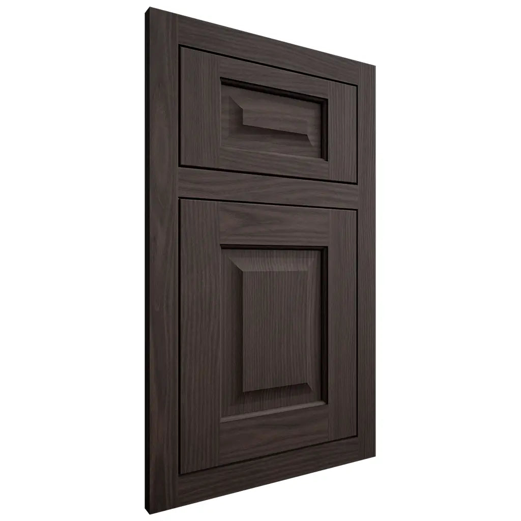 Shiloh Cabinetry Flush Inset Square Raised White Oak Plain Cut Morel Door