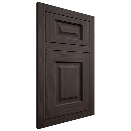 Shiloh Cabinetry Flush Inset Square Raised White Oak Plain Cut Morel Door
