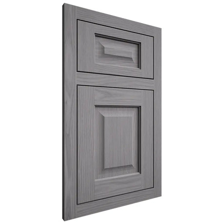 Shiloh Cabinetry Flush Inset Square Raised White Oak Plain Cut Sterling Door