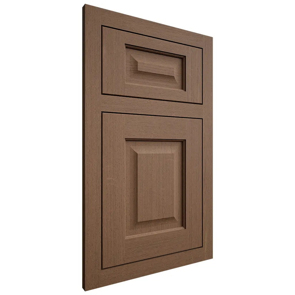 Shiloh Cabinetry Flush Inset Square Raised White Oak Quarter Sawn Autumn Door