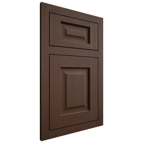 Shiloh Cabinetry Flush Inset Square Raised White Oak Quarter Sawn Braun Door