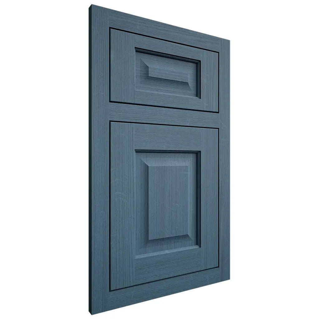 Shiloh Cabinetry Flush Inset Square Raised White Oak Quarter Sawn Hudson Door