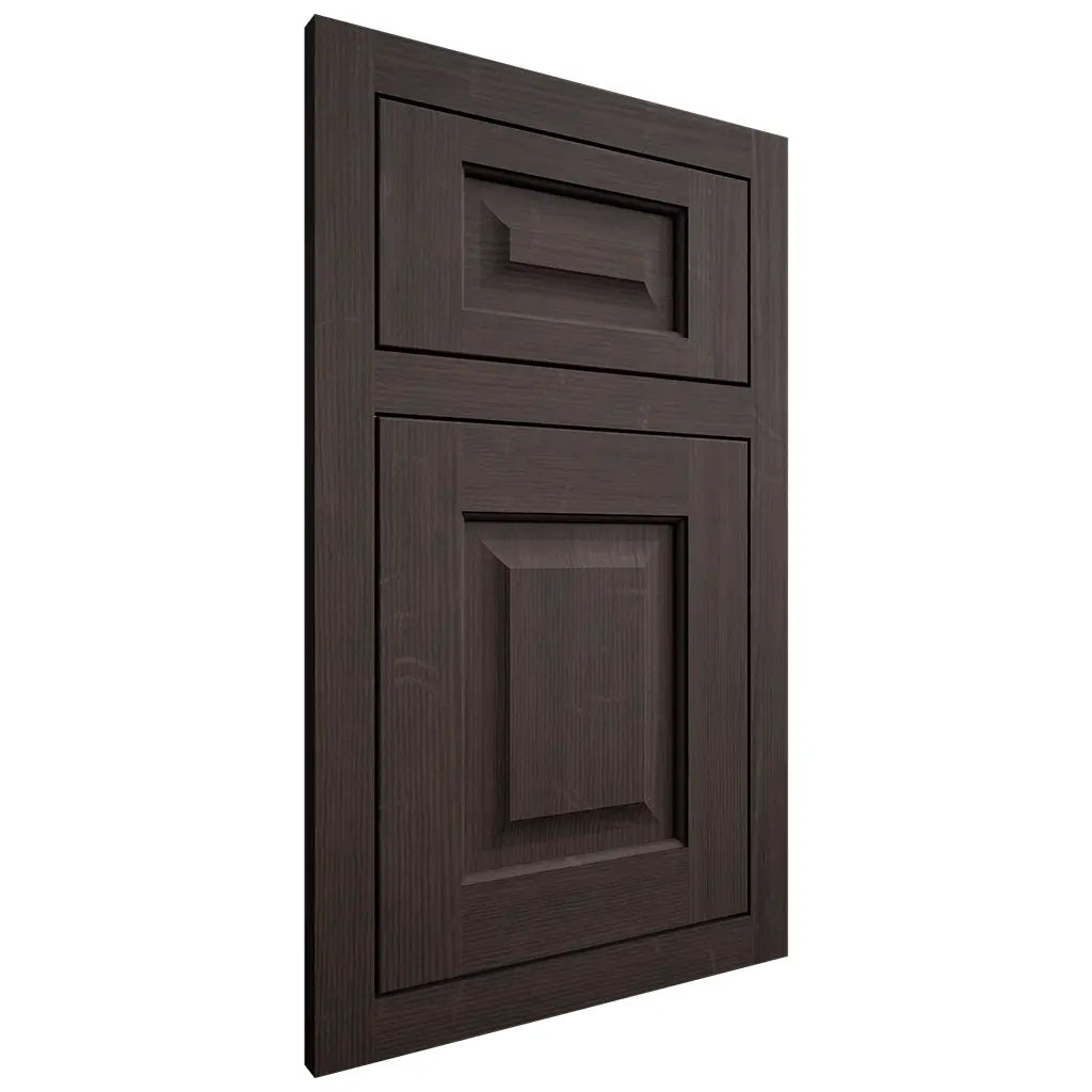Shiloh Cabinetry Flush Inset Square Raised White Oak Quarter Sawn Morel Door