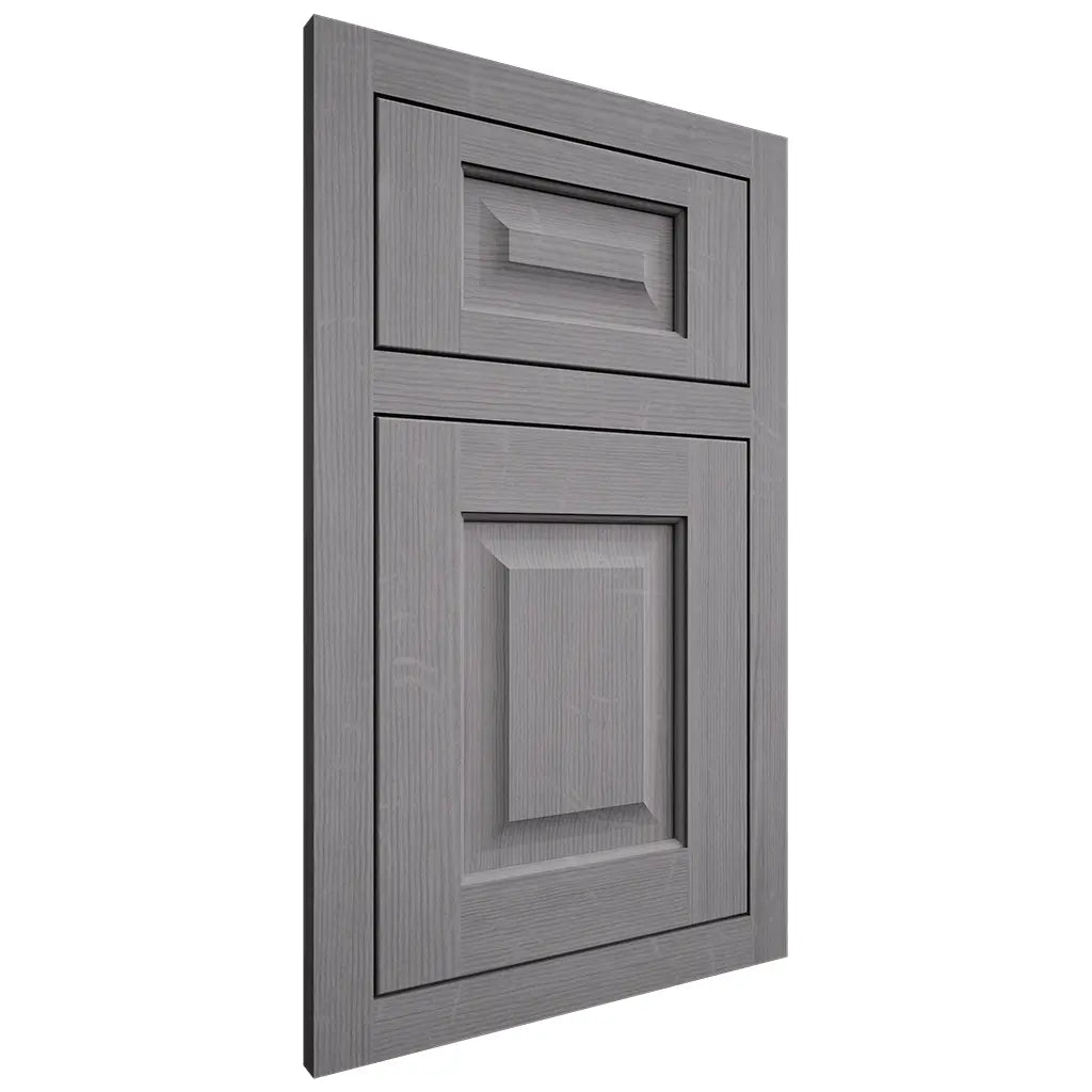 Shiloh Cabinetry Flush Inset Square Raised White Oak Quarter Sawn Sterling Door