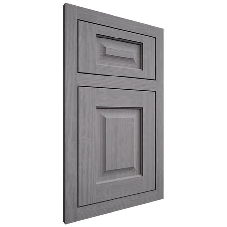Shiloh Cabinetry Flush Inset Square Raised White Oak Quarter Sawn Sterling Door