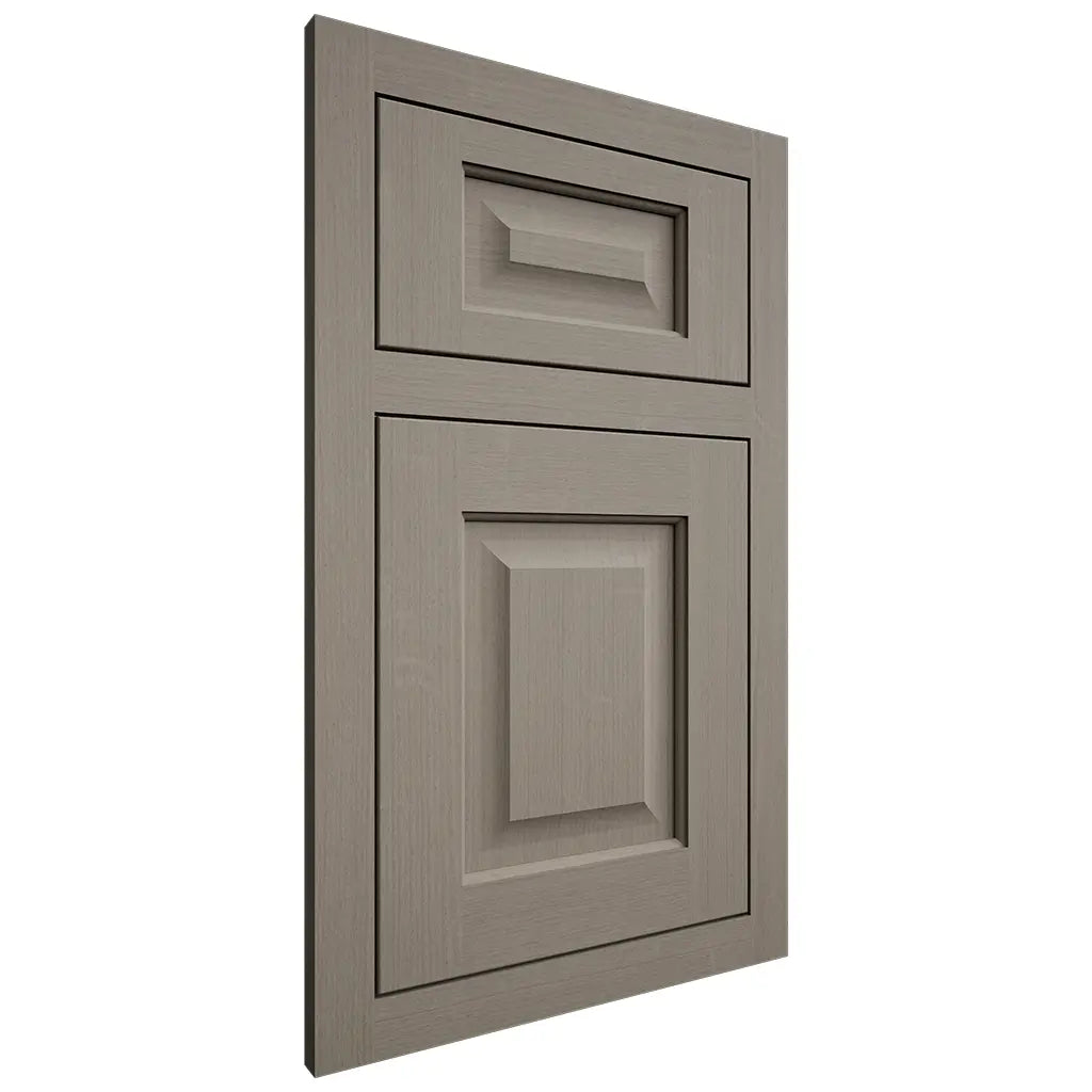 Shiloh Cabinetry Flush Inset Square Raised White Oak Quarter Sawn Thyme Door