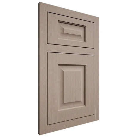 Shiloh Cabinetry Flush Inset Square Raised White Oak Quarter Sawn Whitewash Door