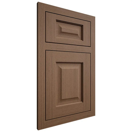 Shiloh Cabinetry Flush Inset Square Raised White Oak Rift Cut Autumn Door