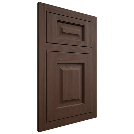 Shiloh Cabinetry Flush Inset Square Raised White Oak Rift Cut Braun Door