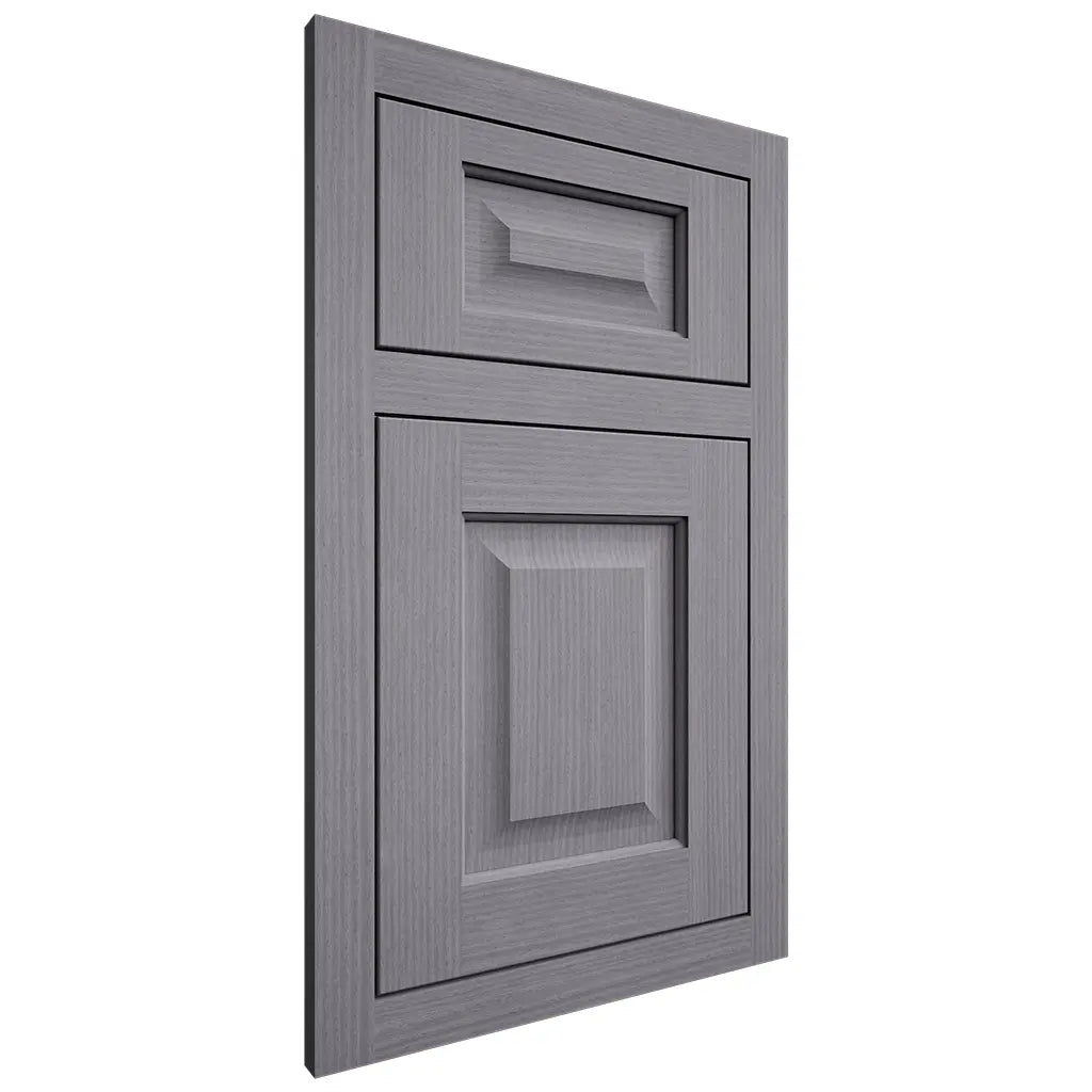 Shiloh Cabinetry Flush Inset Square Raised White Oak Rift Cut Cadet Door