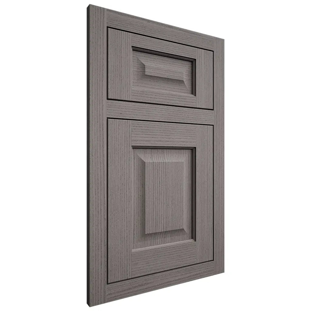 Shiloh Cabinetry Flush Inset Square Raised White Oak Rift Cut Flagstone Door