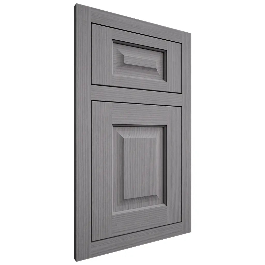 Shiloh Cabinetry Flush Inset Square Raised White Oak Rift Cut Sterling Door