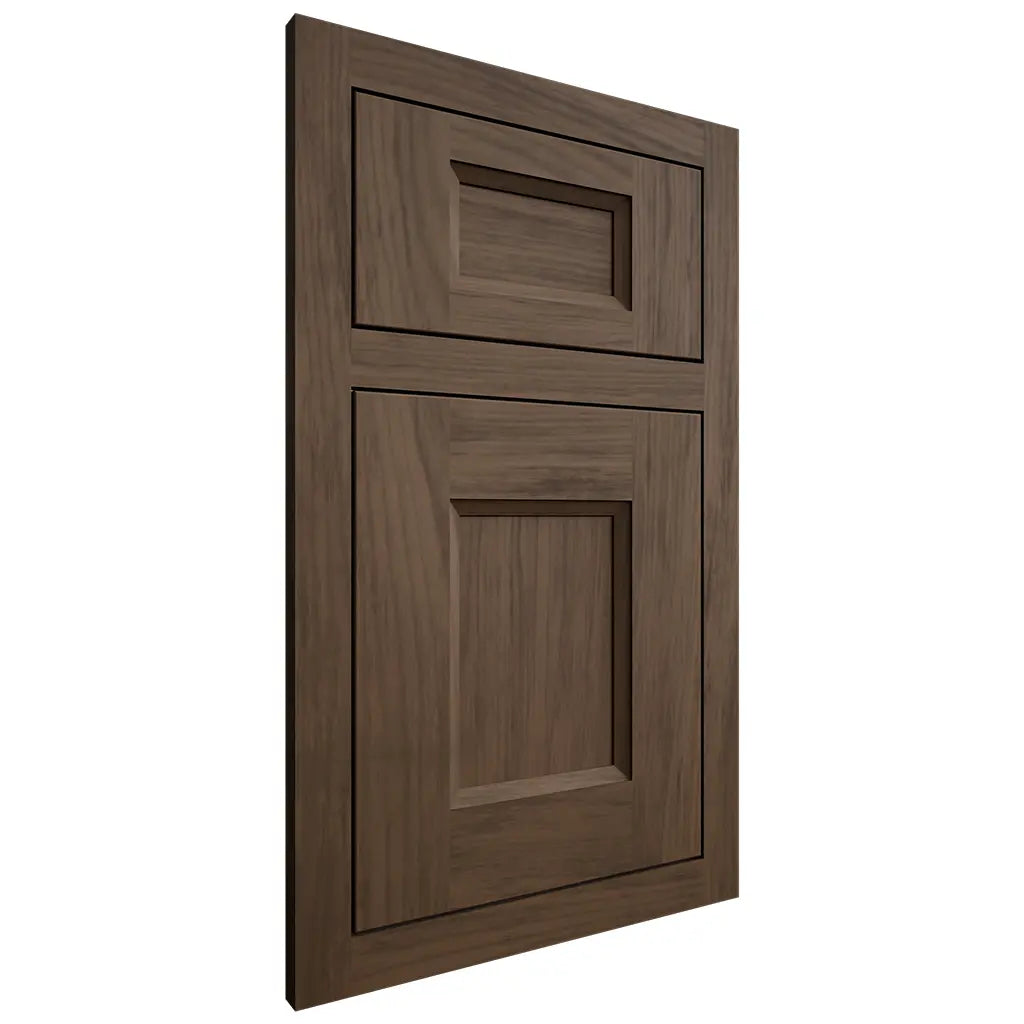 Shiloh Cabinetry Flush Inset Statesville Alder Plain Cut Caviar Door