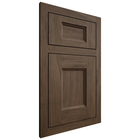 Shiloh Cabinetry Flush Inset Statesville Alder Plain Cut Caviar Door