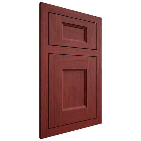 Shiloh Cabinetry Flush Inset Statesville Cherry Plain Cut Red Door