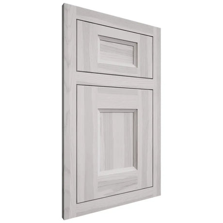 Shiloh Cabinetry Flush Inset Statesville Hickory Plain Cut Cotton Door