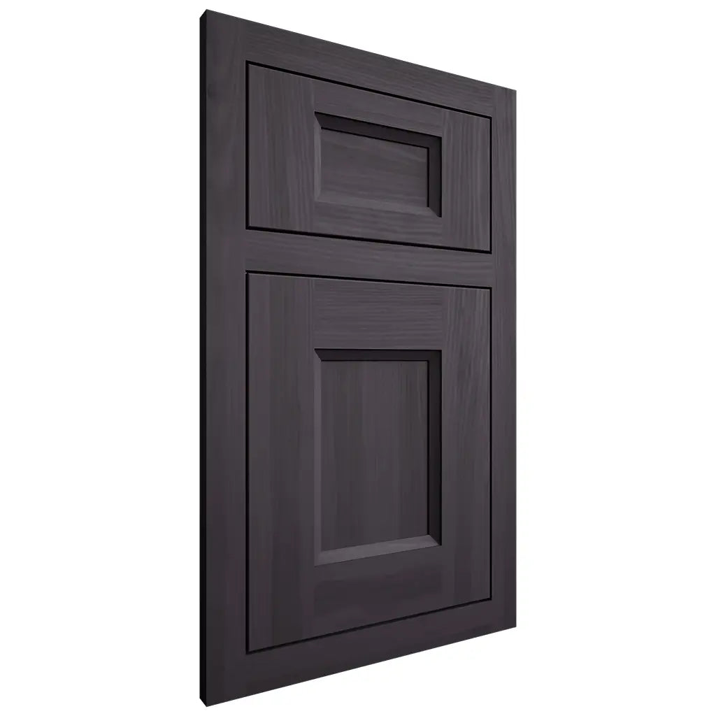 Shiloh Cabinetry Flush Inset Statesville Hickory Plain Cut Harbor Door