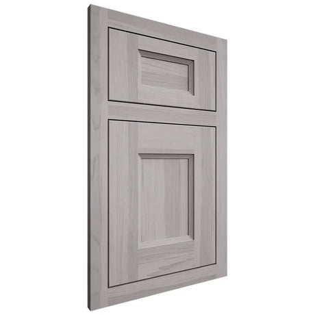 Shiloh Cabinetry Flush Inset Statesville Hickory Plain Cut Stratus Door