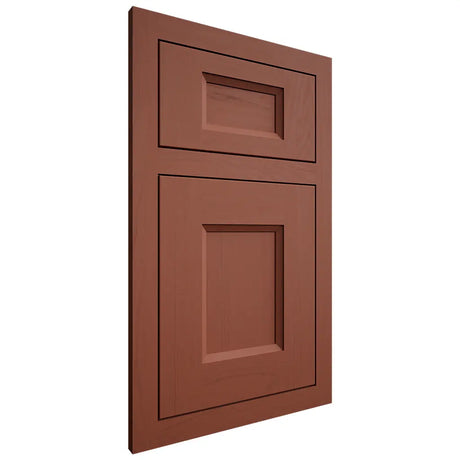 Shiloh Cabinetry Flush Inset Statesville Maple Plain Cut Cayenne Door