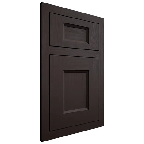 Shiloh Cabinetry Flush Inset Statesville Maple Plain Cut Espresso Door